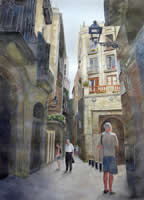 Barcelona Alley by Susan Smith